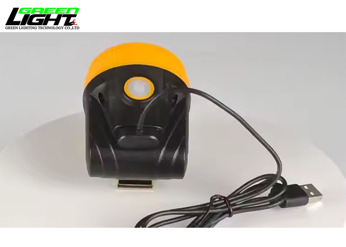Usb charging small size Led miners lamp 3.8Ah rechargeable Explosion-proof mining Cap Lamp Cordless