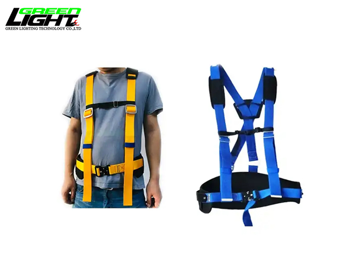 good quality Industrial reflective safety belt adjustable miners waist belt with padded shoulder straps wholesale
