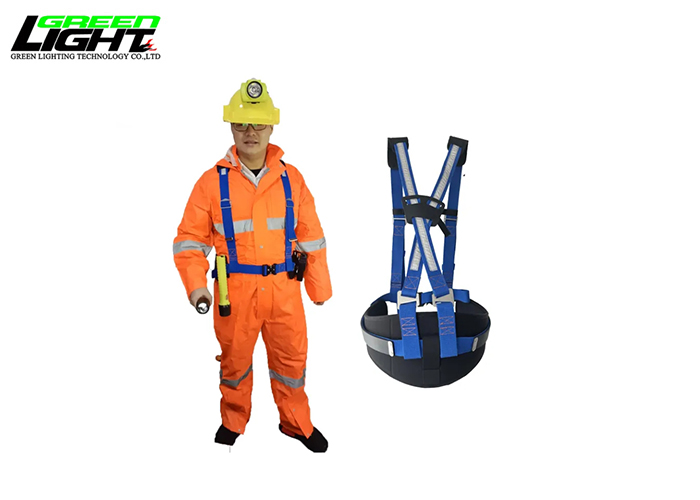 buy Adjustable Nylon Mining Safety Belts with Reflective Strips for Carry Mining Tools Self Rescuer on sales
