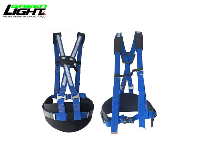 Underground miners belt polyester adjustable safety reflective miners belts mining belts for rescuer