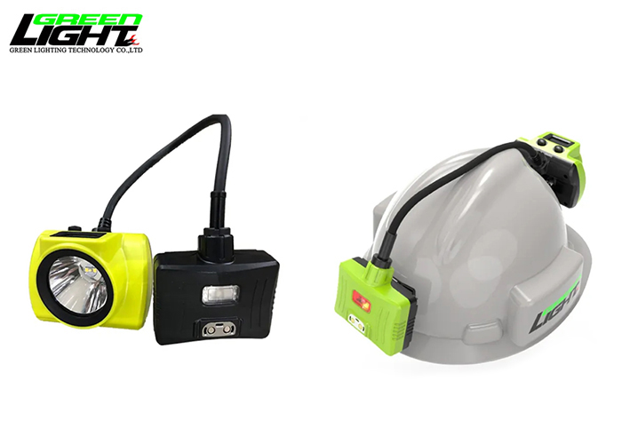 buy Underground Miner Safety Cap Lamps 18000lux 6.8Ah Mining Head Lamp with Rear Warning Light on sales